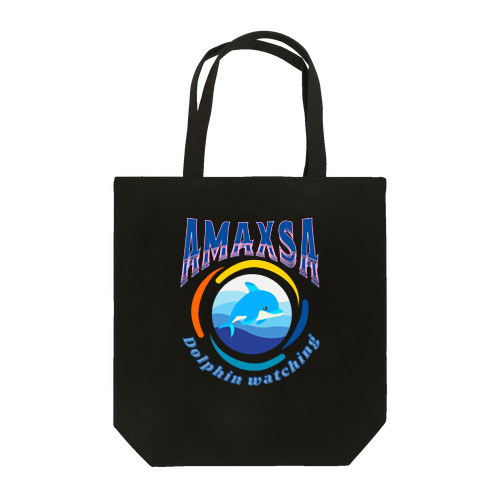 Amaxsaイルカウォッチング-wave Tote Bag