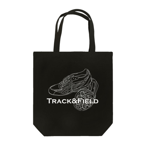 Track&Fierld_White Line.ver トートバッグ