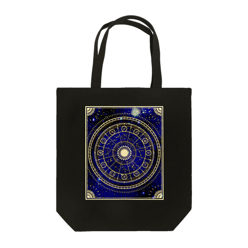 天文時計（ブルー） Tote Bag