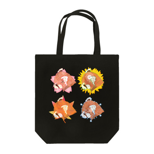 四季とレッサーパンダ白 Tote Bag