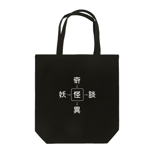 怪（しろ） Tote Bag