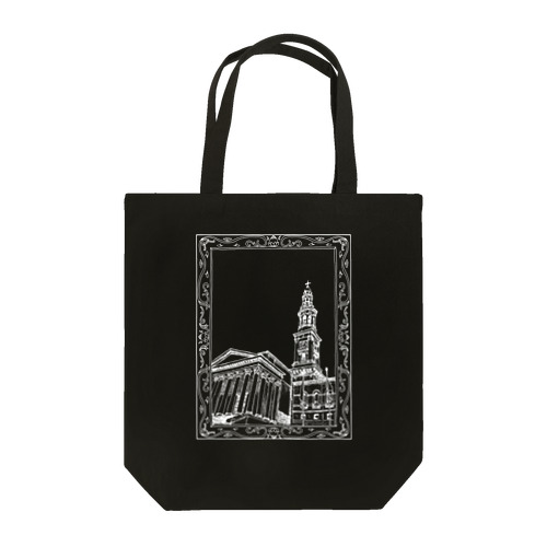 Church with flame Tote Bag