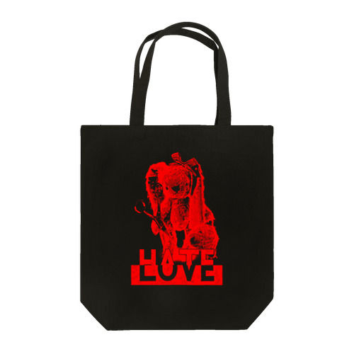 LOVE HATE Tote Bag