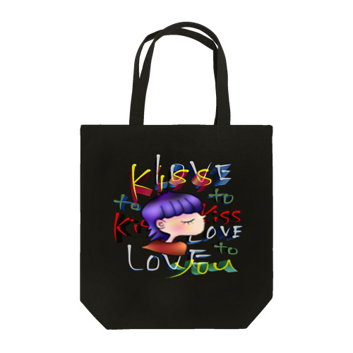Kiss you design  Tote Bag