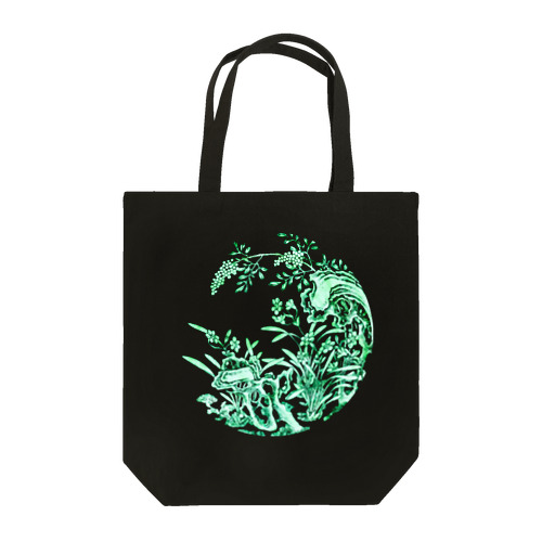 水仙と岩の皿（景徳鎮）フチ無し Tote Bag