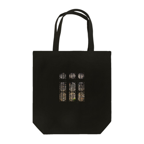 蘇州の格子窓・トートバッグ・黒 Tote Bag