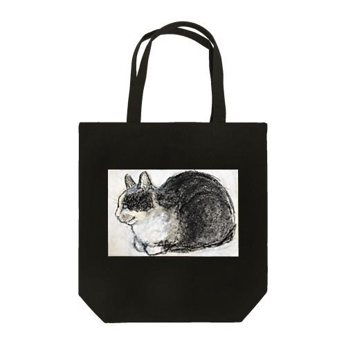 考える猫のマラシャ Tote Bag