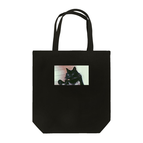 黒猫びっくりシリーズ Tote Bag