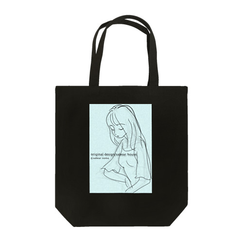 rough drawing girl-1_グッズ Tote Bag
