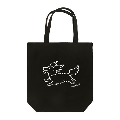 Hanemimi犬　(白黒) Tote Bag