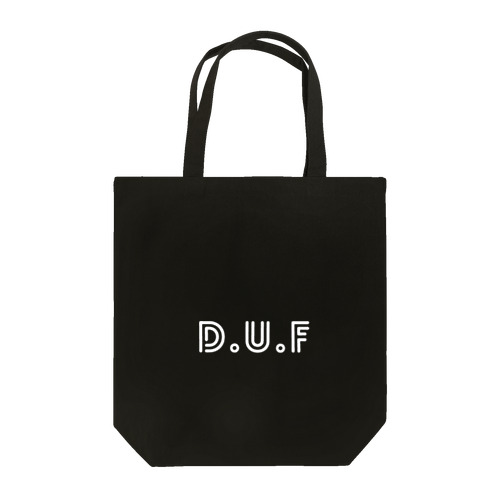 DUFロゴ（白） Tote Bag
