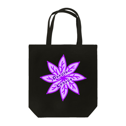 Purple Leaves Tote Bag