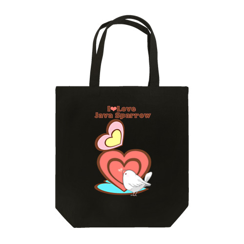 I♡LOVE白文鳥 Tote Bag