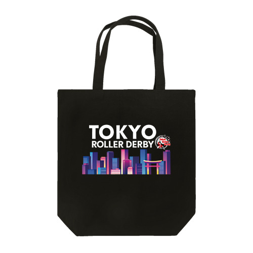 Tokyo Skyline（White character) トートバッグ