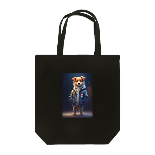 やんちゃな学生風の子犬 Tote Bag