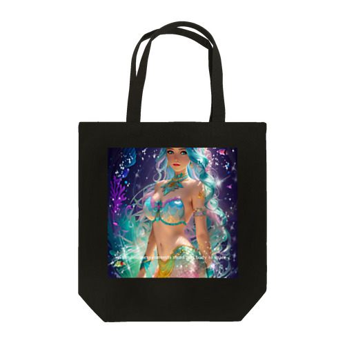 Consciousness connects mind and body to space Tote Bag