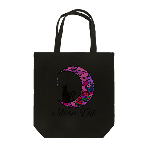 Moon Cat Tote Bag