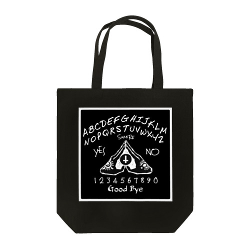 ウィジャボード　Ouija　黒 トートバッグ