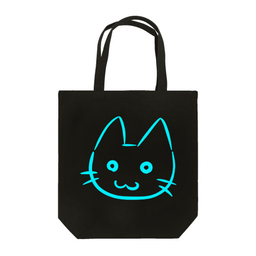 水色猫 Tote Bag