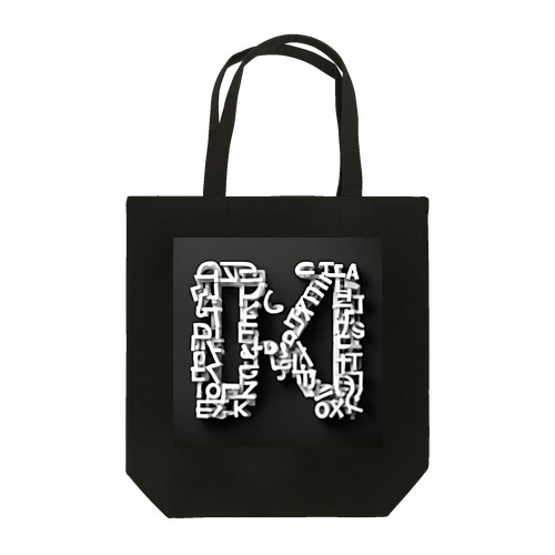 アルファベットデザイン Tote Bag