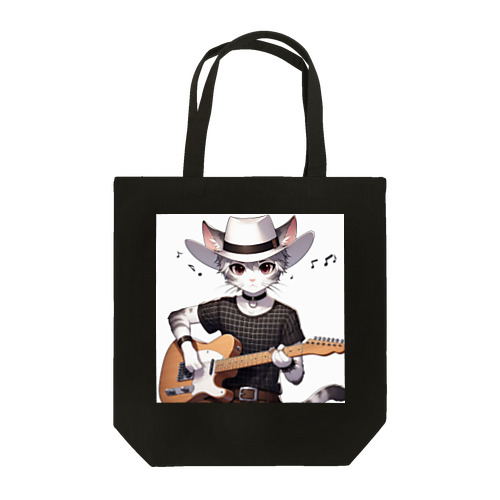 The Cats: ギター担当、ニャー。 Tote Bag