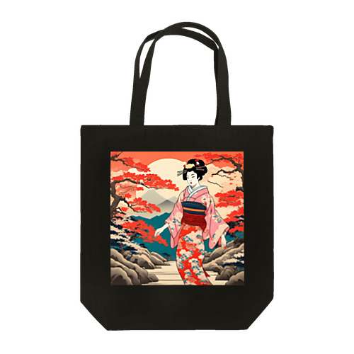 日本の風景：舞妓さん、Jpanese senery：MAIKO Tote Bag