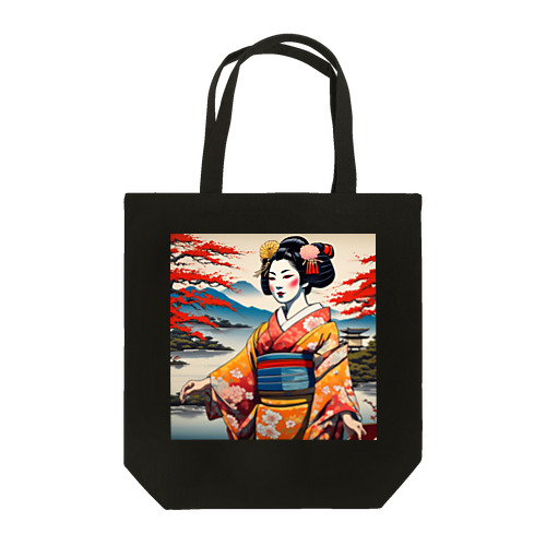 日本の風景:舞妓さん、Jpanese senery:MAIKO トートバッグ