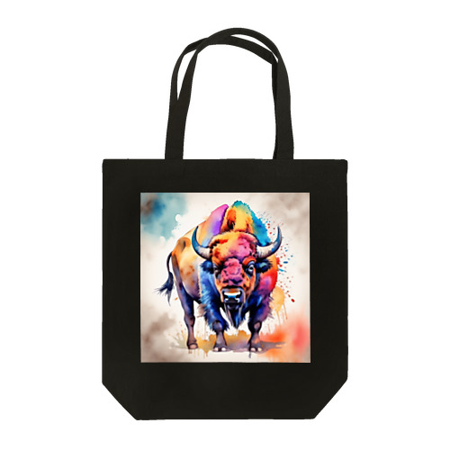 カラフルバッファロー Tote Bag