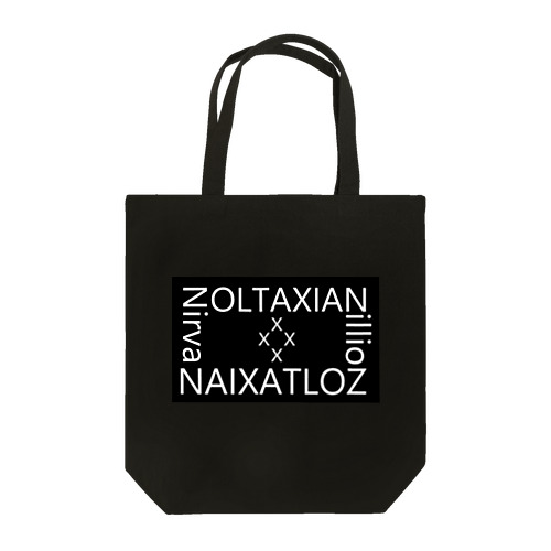 xxZOLTAXIANAIXATLOZxx（黒） トートバッグ