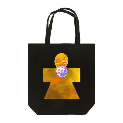 メタリックお守り宇宙人トートバッグ Tote Bag