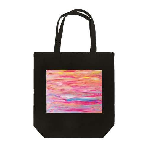 ダイナミック絵の具ピンク Tote Bag