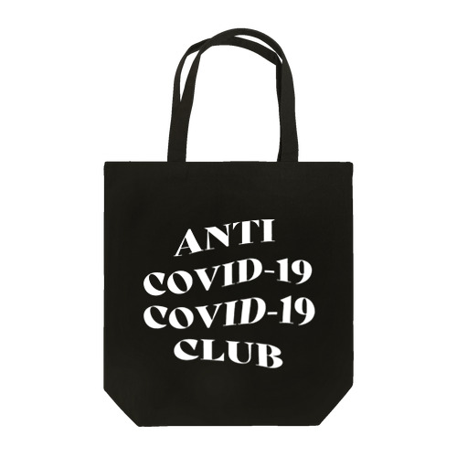 ANTI COVID-19 CLUB(WHITE) トートバッグ