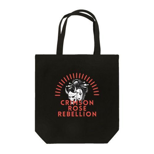 Crimson Rose Rebellion Tote Bag