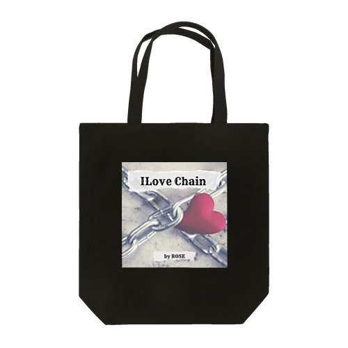 I Love Chain Tote Bag