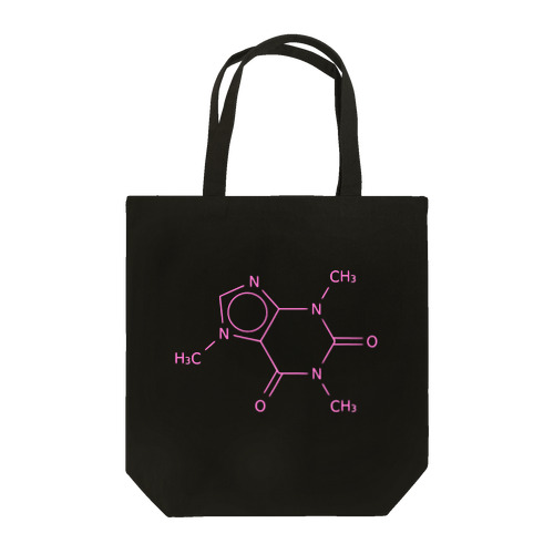 カフェインの分子構造 Tote Bag