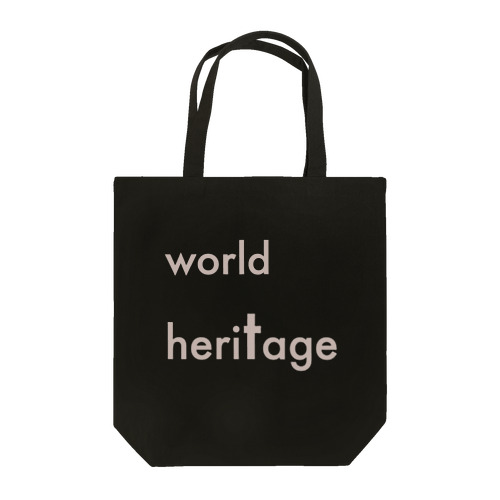 world heritage トートバッグ