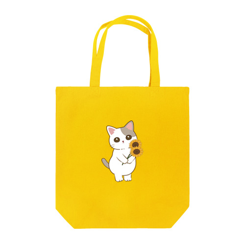 さわやか夏にゃんこ　向日葵 ver. Tote Bag