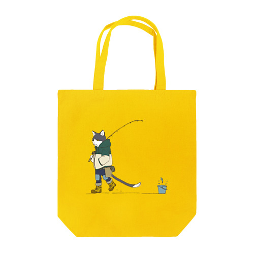 Forest cat(釣りver.) Tote Bag