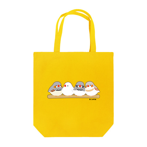 キンカチョウ（枠付き） Tote Bag