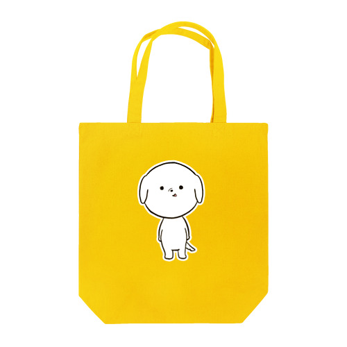 ベロをしまい忘れたゆるいぬ Tote Bag