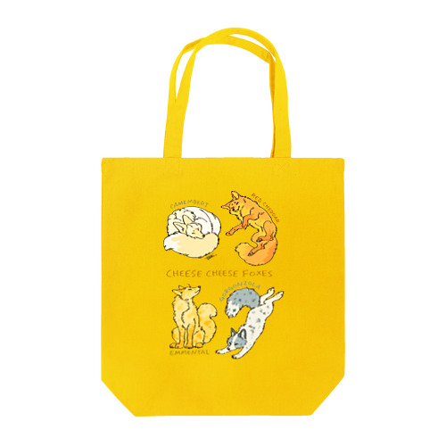 CHEESE CHEESE FOXES Tote Bag