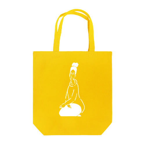 白版＿『黄色いセーターを着たジャンヌ・エビュテルヌ』 Tote Bag