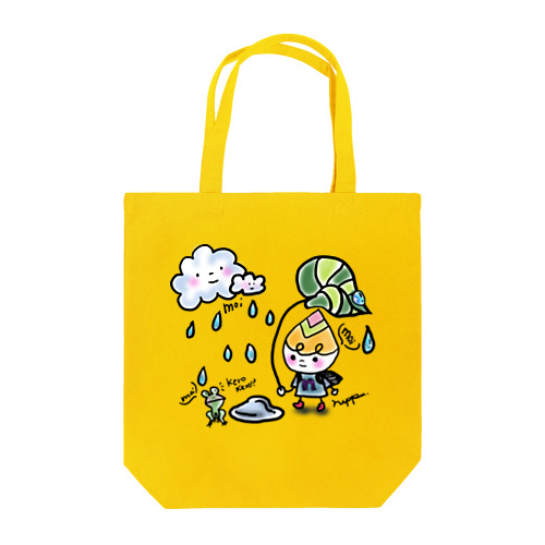 Tsubomiちゃん　雨も大好きシリーズ　W Tote Bag