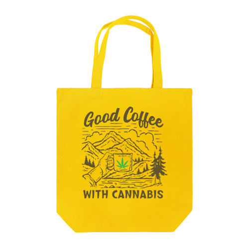 Coffee＆Cannabis（コーヒーと大麻） トートバッグ