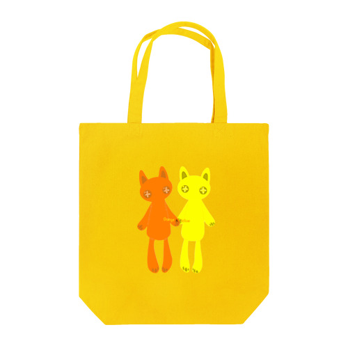 推しペアCATDOLL（orange＆yellow） Tote Bag