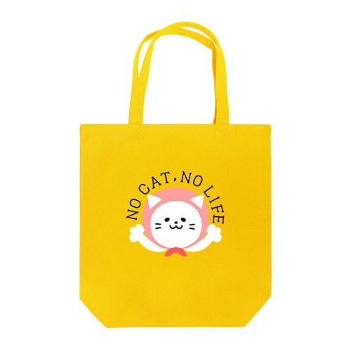 ノーキャットノーライフ Tote Bag