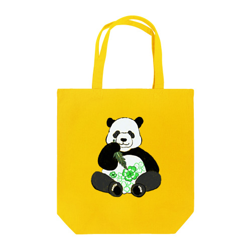 パンダのハッピークローバー Tote Bag