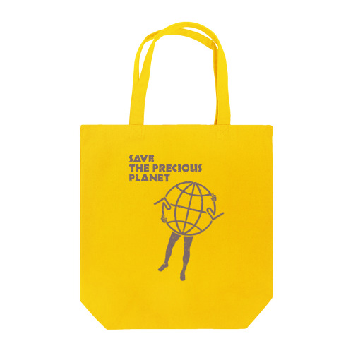Save the precious planet トートバッグ