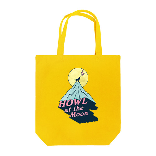 🌕月に吠える🐺（HOWL at the Moon） トートバッグ