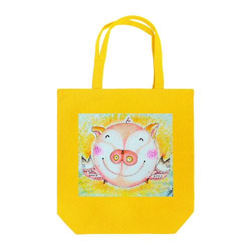 cdjd4 ぶたちゃん　Happy Piggy Tote Bag